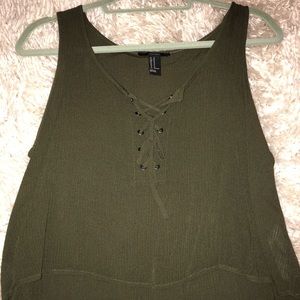 Forever 21 flowy crop top